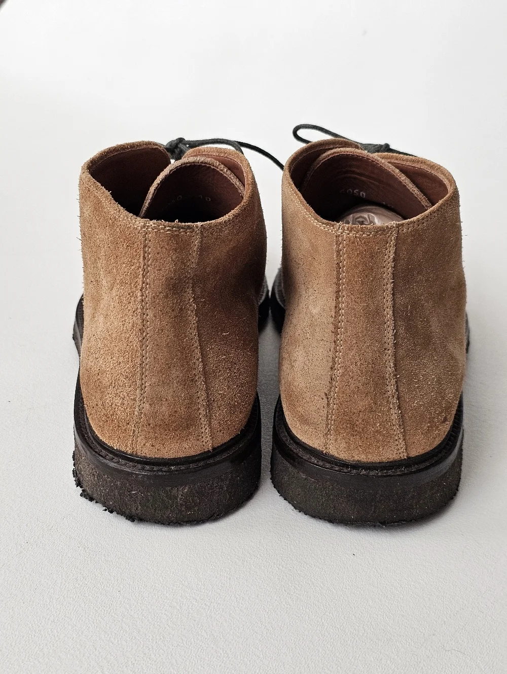 Calzoleria Toscana Italian Suede Chukka Boots Tan Size 10 Luxury Artisan Made